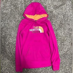 Pink North Face Hoodie